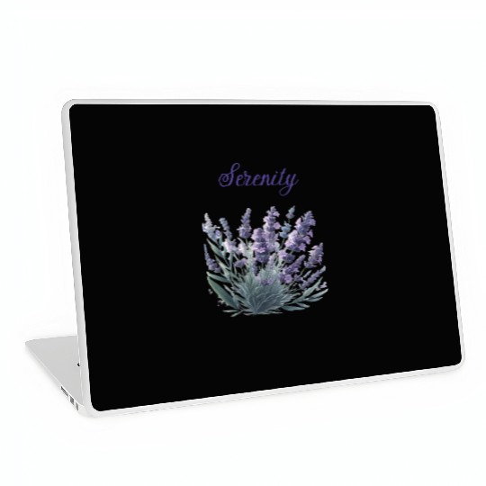 Lavender Serenity: A Symbol of Peace Laptop Skins