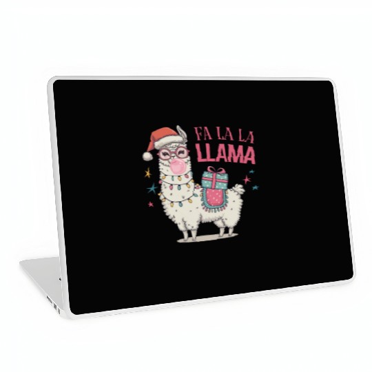 Christmas Llamas, Fa La La Llama Laptop Skins