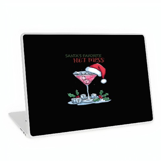 Santa Favorite Hot Mess, Merry Christmas Laptop Skins