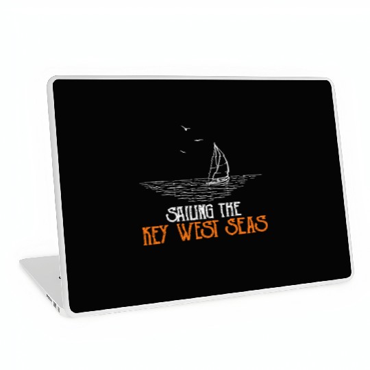 Florida SAILING THE KEY-WEST SEAS Florida Keys Laptop Skins