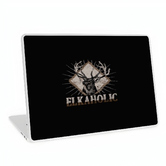Elk Hunting Elkaholic Hunters Laptop Skins