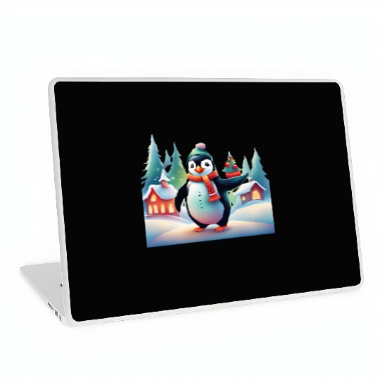 Christmas Merry Christmas For Gift Penguin Snowman Laptop Skins