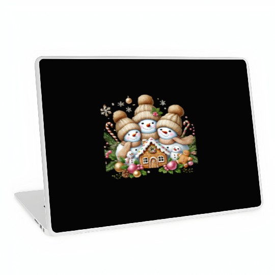 Snowman Christmas, Merry Christmas Laptop Skins