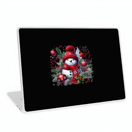 Snowman Christmas, Merry Christmas Laptop Skins