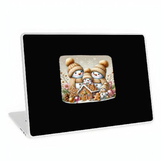 Snowman Christmas, Merry Christmas Laptop Skins