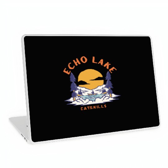Echo Lake Catskills Wilderness Graphic Laptop Skins