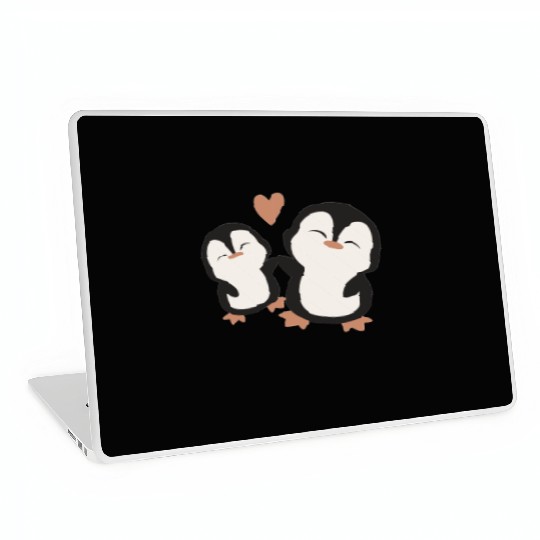Brown Flat Illustrative Newborn Laptop Skins