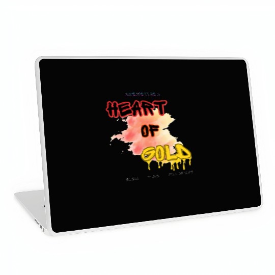 Heart of Gold Laptop Skins
