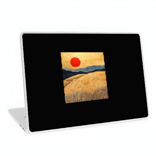 Sunset Serenity: Susuki Fields in Twilight Laptop Skins