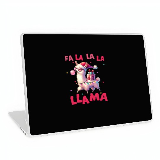Fa La La La Llama, Merry Christmas Laptop Skins