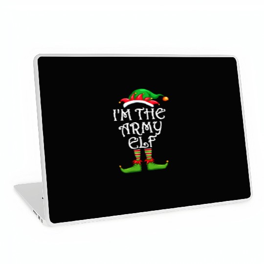 I'm The Army Elf Laptop Skins Matching Family Christmas