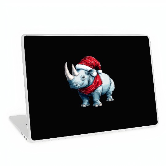 Rhinos Christmas Laptop Skins