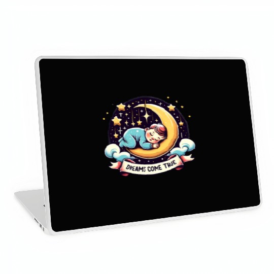 Dreams Come True Under Starry Night Sky Laptop Skins