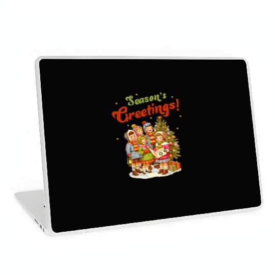 Seasons Greetings Laptop Skins