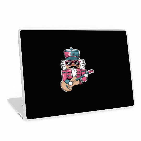 Nutcracker Playing Guitar Laptop Skins