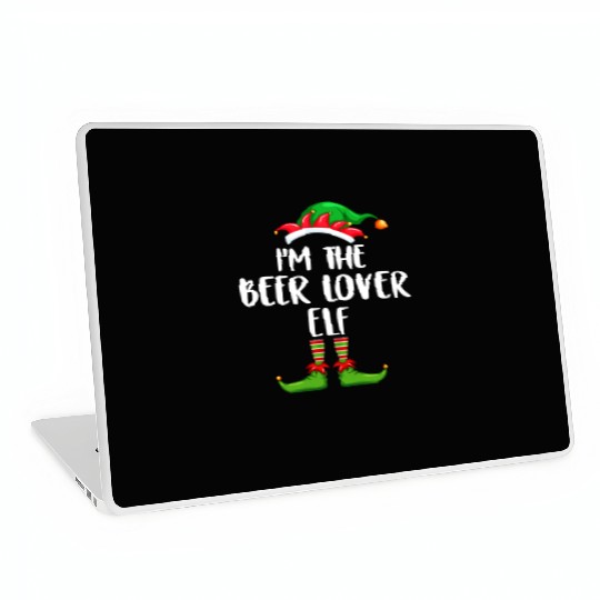 I'm The Beer Lover Elf Laptop Skins Matching Family