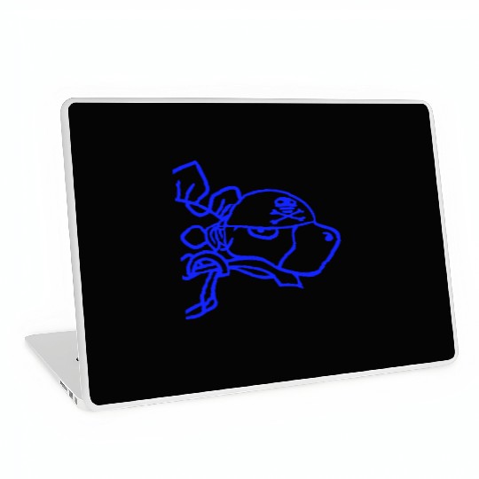Dinosaur Pirate Stegosaurus Funny Dino Sabre Mouth Laptop Skins