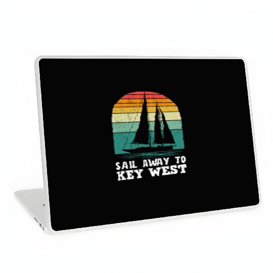 Florida SAIL AWAY TO KEY-WEST Florida Keys Laptop Skins