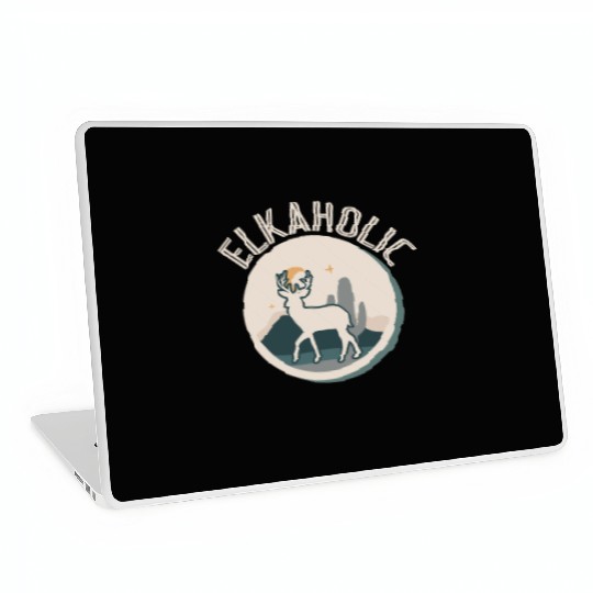 Elk Hunting Elkaholic Hunters Laptop Skins