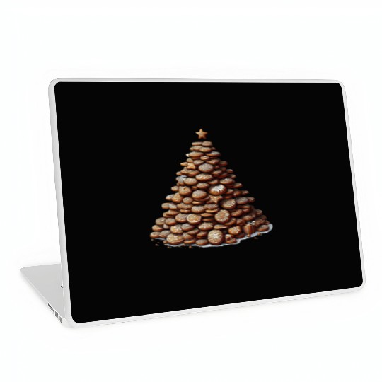 Gingerbread Christmas Tree - Festive Gifts Laptop Skins