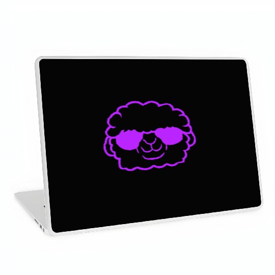 Sheep Sunglasses Cool Party Lamb Cute Head Face Laptop Skins