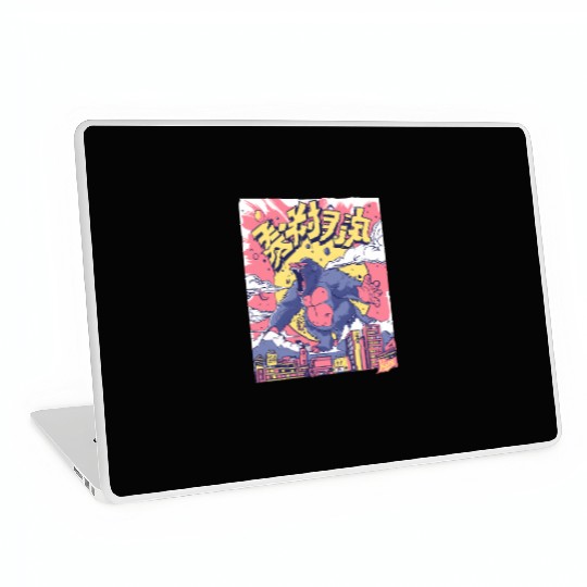 Kaiju Gorilla – Neon City Rampage Laptop Skins