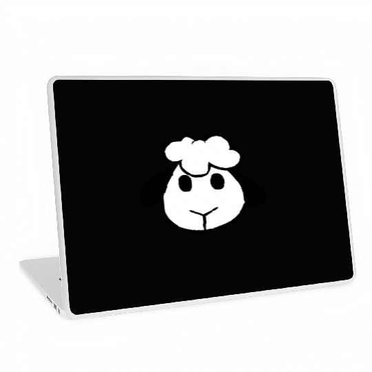 Sheep Face Head Cute Small Baby Lamb Sweet Comic Laptop Skins
