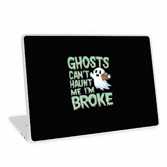 Paranormal Comedy Funny Ghost Humor Lighthearted Laptop Skins