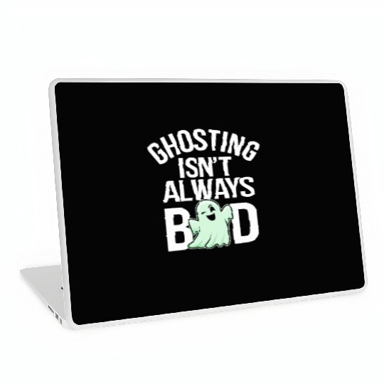 Paranormal Comedy Funny Ghost Humor Lighthearted Laptop Skins