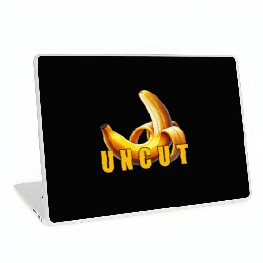Uncut Peeled Banana Laptop Skins