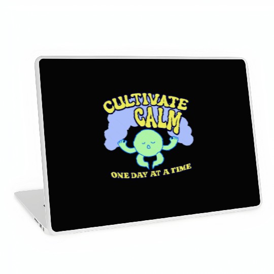 Cultivating Calm One Day At A Time Peaceful Laptop Skins