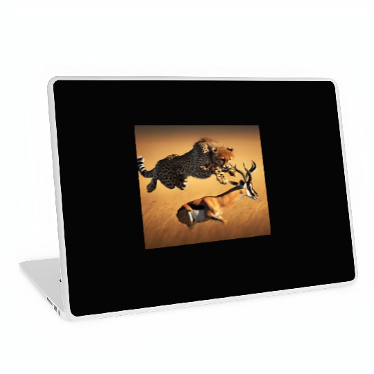 Cheetah on the Hunt Laptop Skins