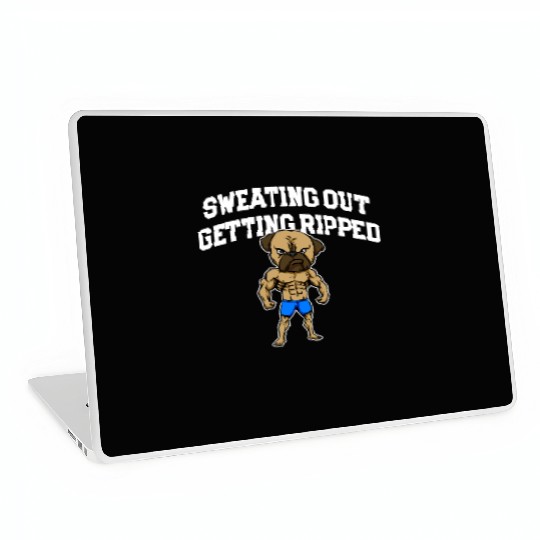 Sweating Out Getting Ripped Workout Player Gym Laptop Skins