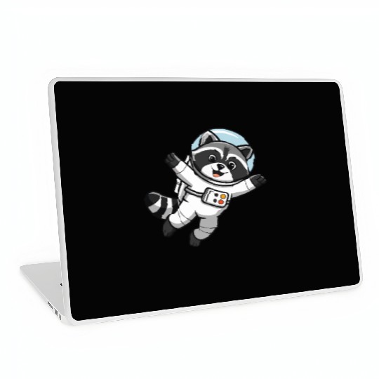 Astro Racoon for Kids Astronaut Laptop Skins