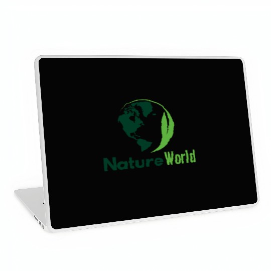 Green Minimalist Nature World Laptop Skins