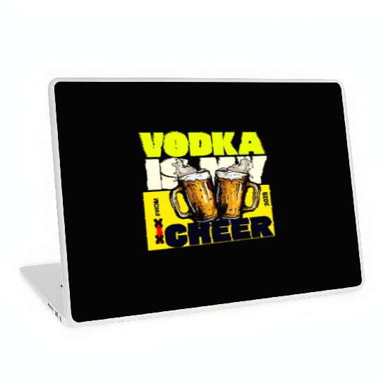 v is for vodka valentines CHEERS XX Laptop Skins