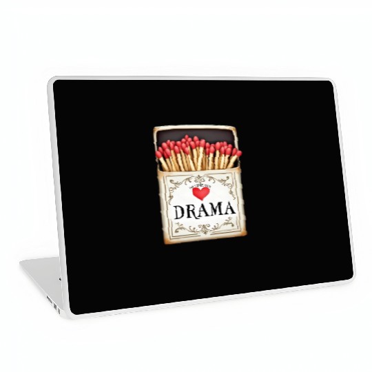 anti valentine no time for drama Laptop Skins