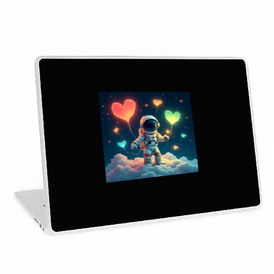 Astronauts are full of love Laptop Skins