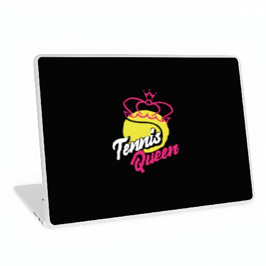 Tennis Queen Crowned Champion Style Laptop Skins