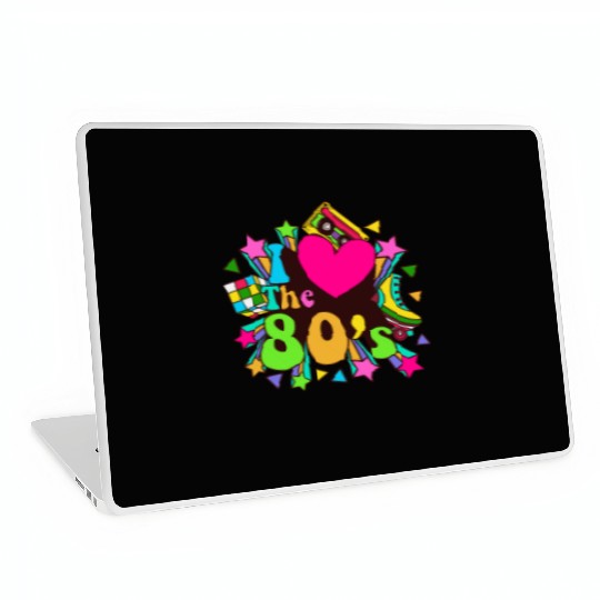 Retro 80s Style design – Perfect for Nostalgia Fa Laptop Skins