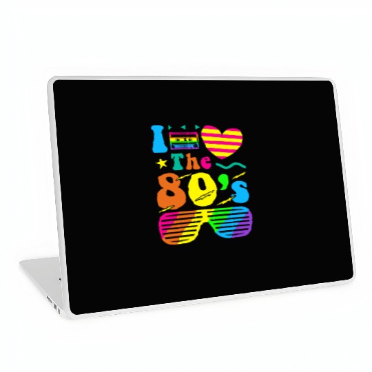 Retro 80s Style design – Perfect for Nostalgia Fa Laptop Skins