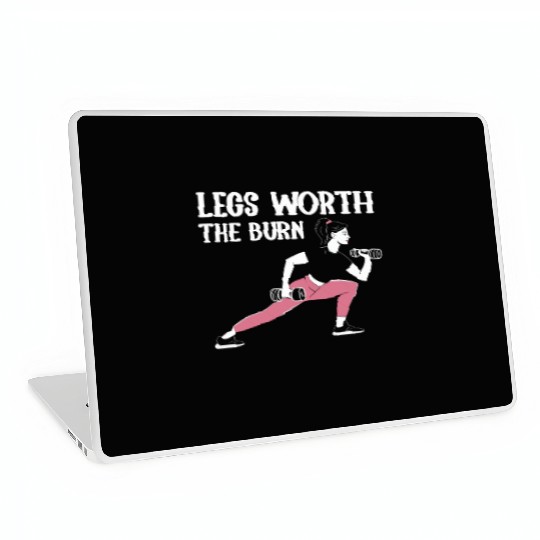 Bulgarian Squat Exercise Fitness Workout Gym Laptop Skins