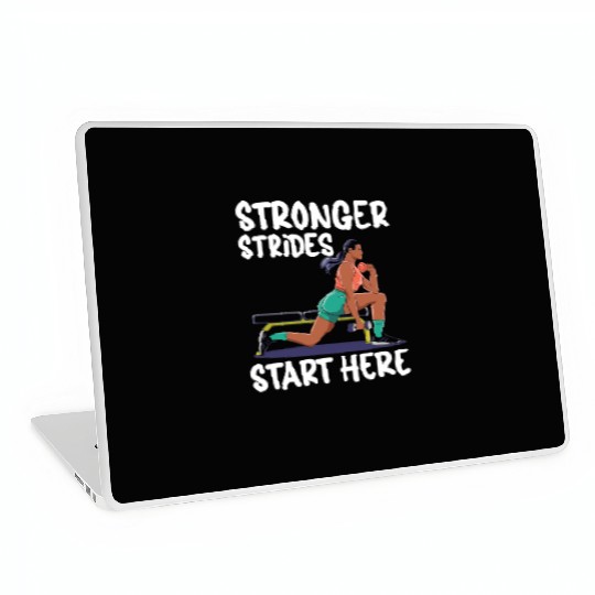 Bulgarian Squat Exercise Fitness Workout Gym Laptop Skins