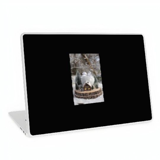 Winter Wonderland: A Miniature Holiday Escape Laptop Skins