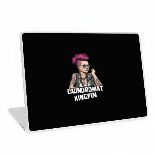 Laundromat Kingpin - Punk Rock Girl Laptop Skins