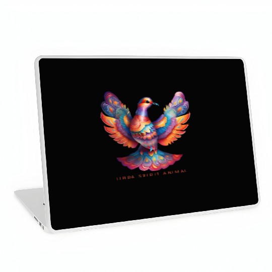 Libra Spirit Animal Dove Alebrije Female Laptop Skins