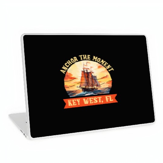 Florida Keys ANCHOR THE MOMENT KEY-WEST FL Laptop Skins