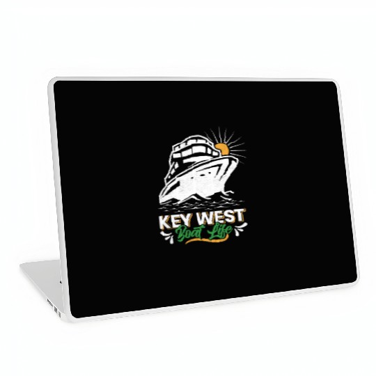 KEY-WEST BOAT LIFE Sailing Florida Keys West Keys Laptop Skins