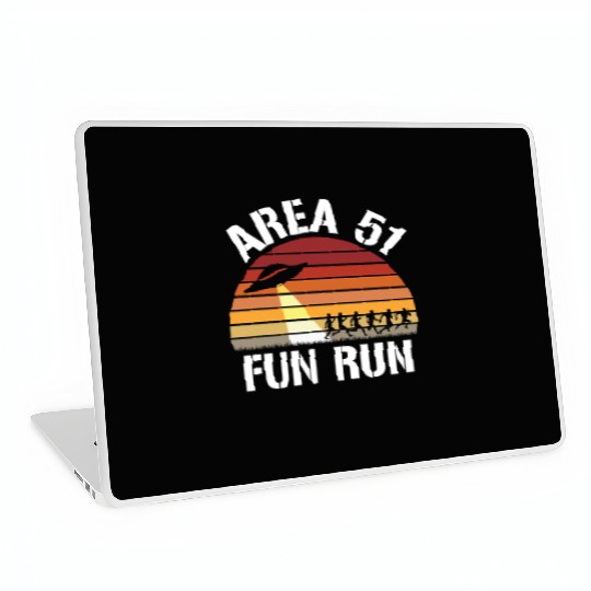 Area 51 Fun Run I Aliens UFO Roswell Alien Laptop Skins