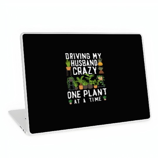 Plant Lover Gardening Husband Wife Laptop Skins